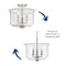 Progress Lighting Winslett Collection Brushed Nickel Three-Light Semi-Flush Convertible P350153-009 - alternate 2